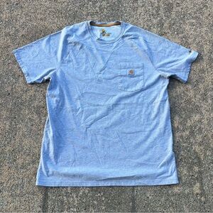 Carhartt Men's Light Blue Short Sleeve Tee